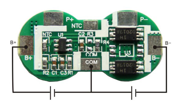 鋰電池保護板的接線簡化教程